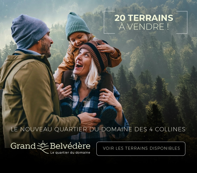 Terrains à vendre Laurentides | Domaine des 4 Collines